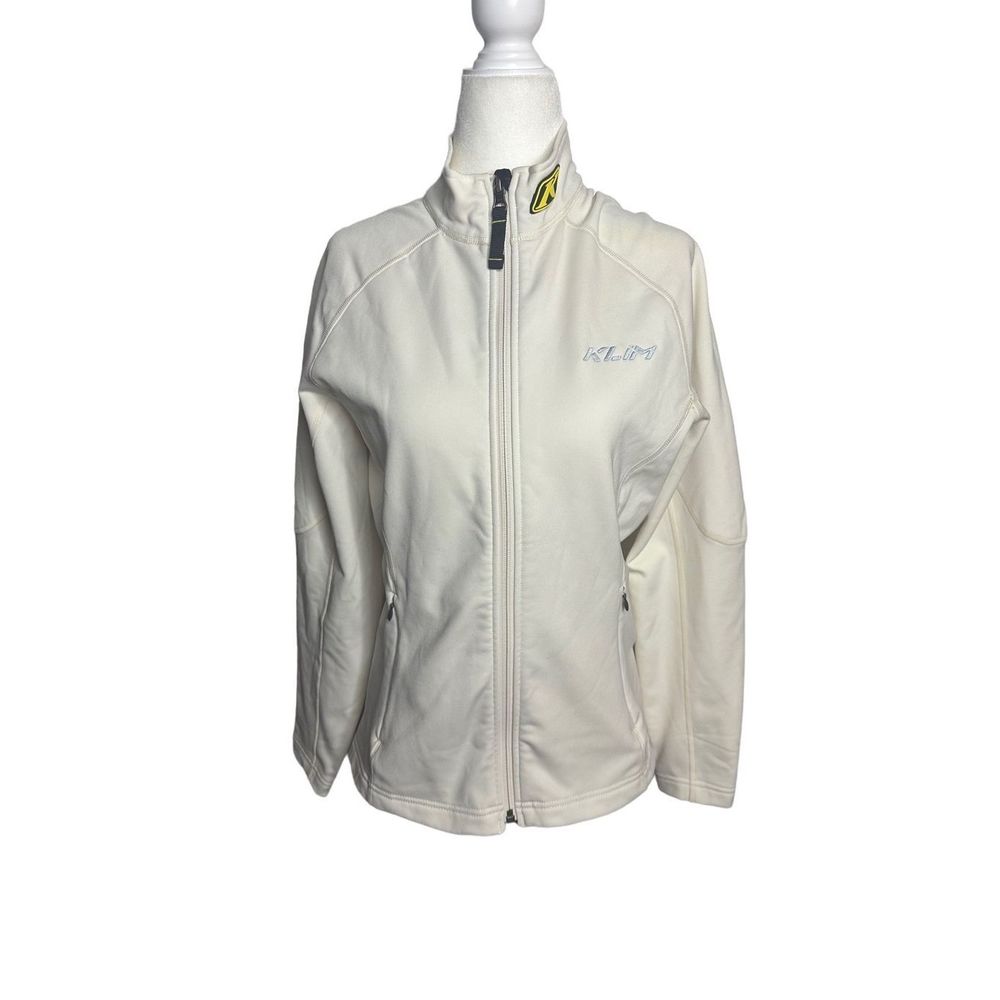 Klim Whistler Soft Shell Cream Motorcycle Snow‎ Mobile Jacket Sz Small Women's